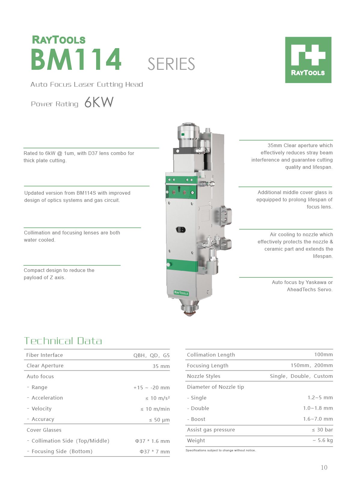 BM114 tech data