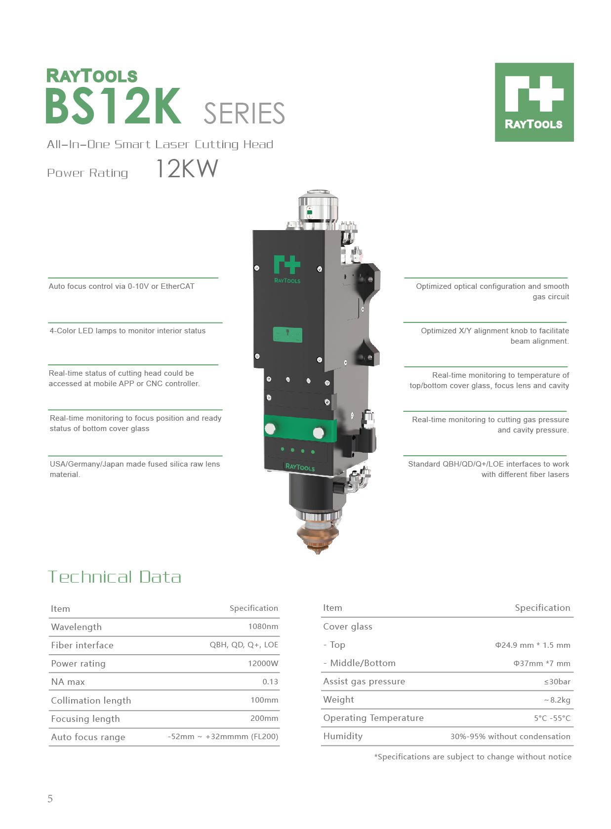 BS12K tech data