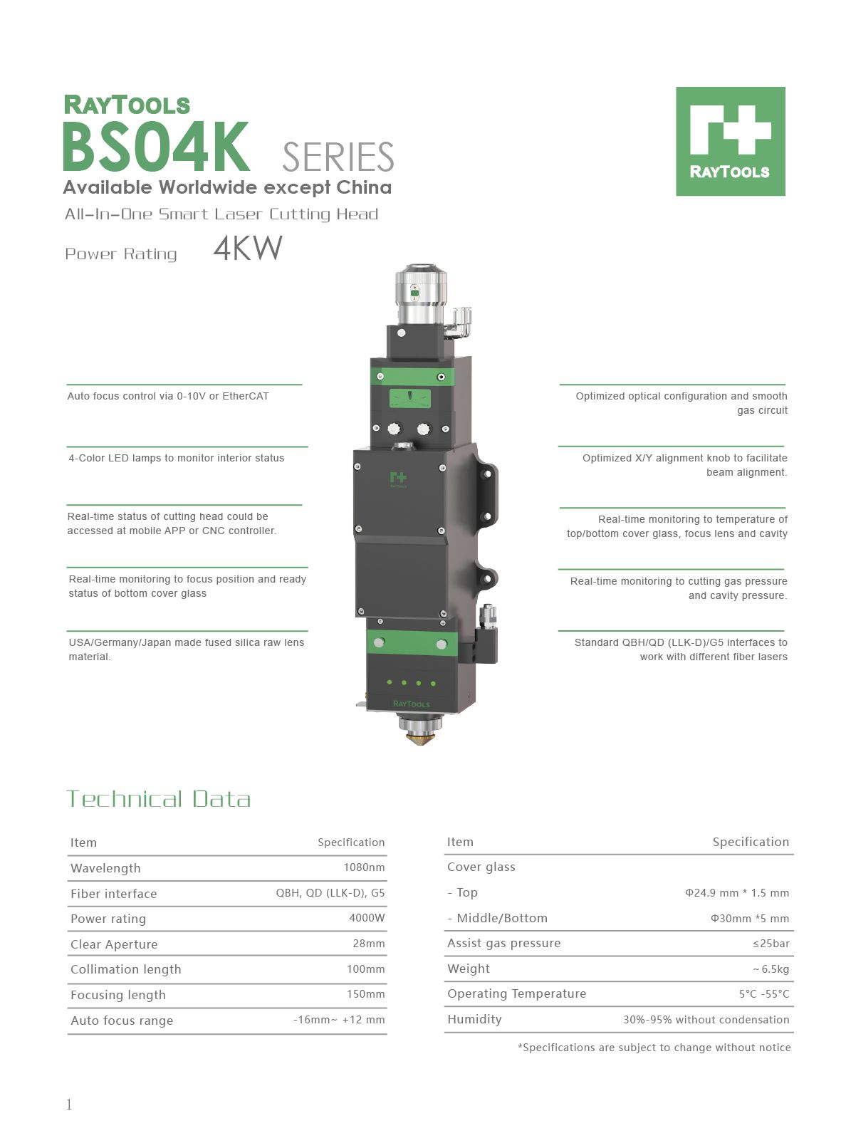 BS04K tech data