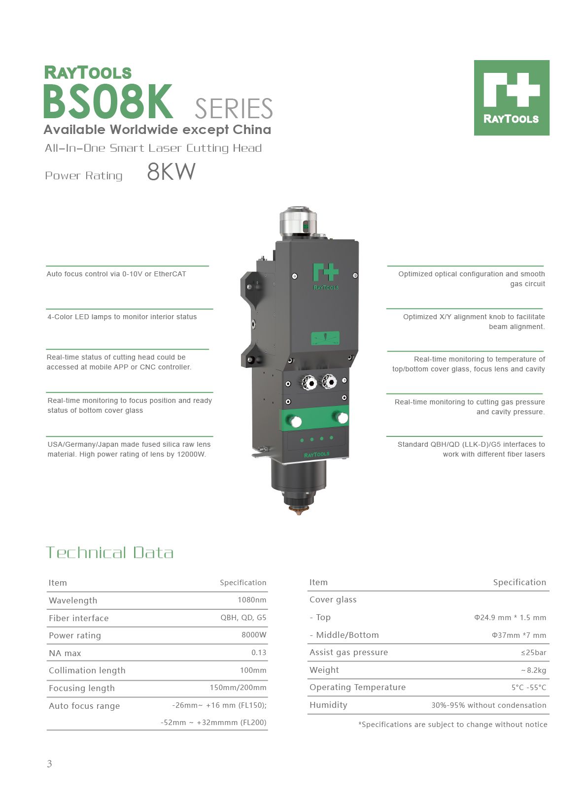 BS08K tech data